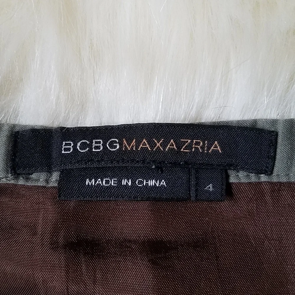 BCBGMaxAzria Cotton Floral-Print Boho Skirt Size 4